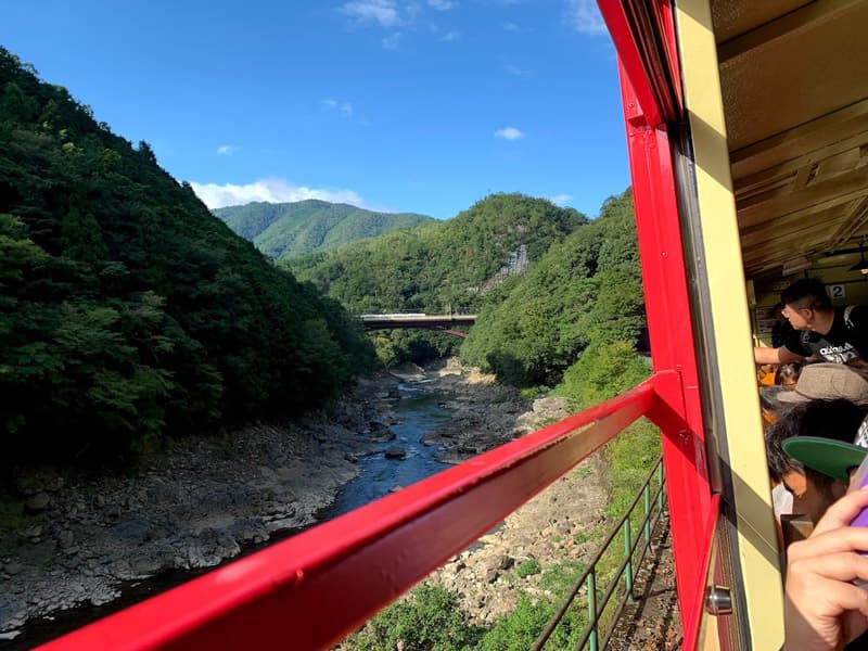 Sagano Romantic Train Valley View